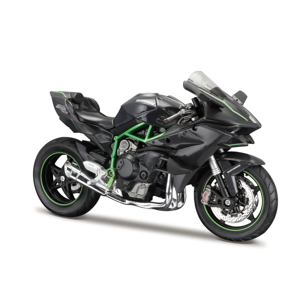 Kawasaki Ninja H2 Noir 仿真微縮模型 (1:12)